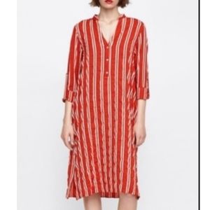 Zara long sleeve caftan dress